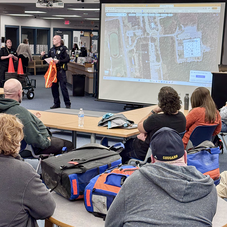Officer Hyland safety drill